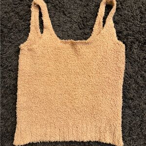 Skims Cozy Tan Sleeveless Top